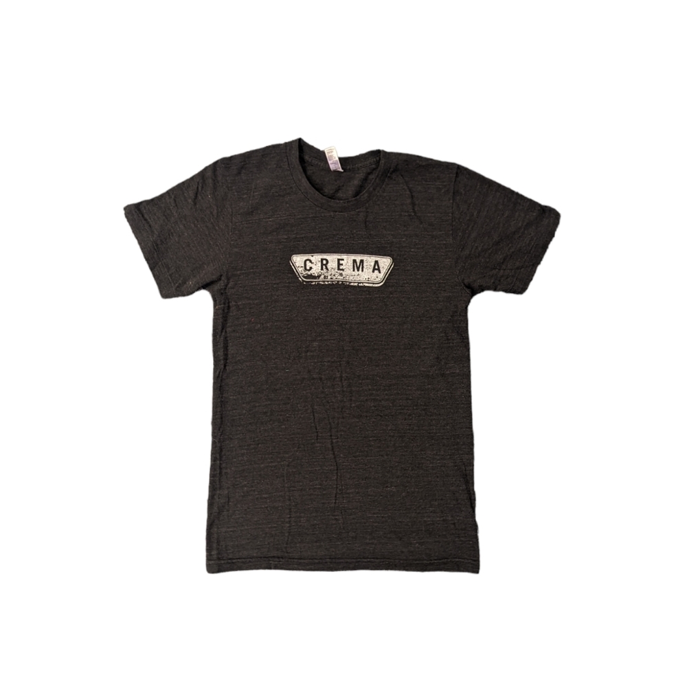 American Apparel Crew Neck Gray 'Crema' T-Shirt Soft Cotton Tee Size Small